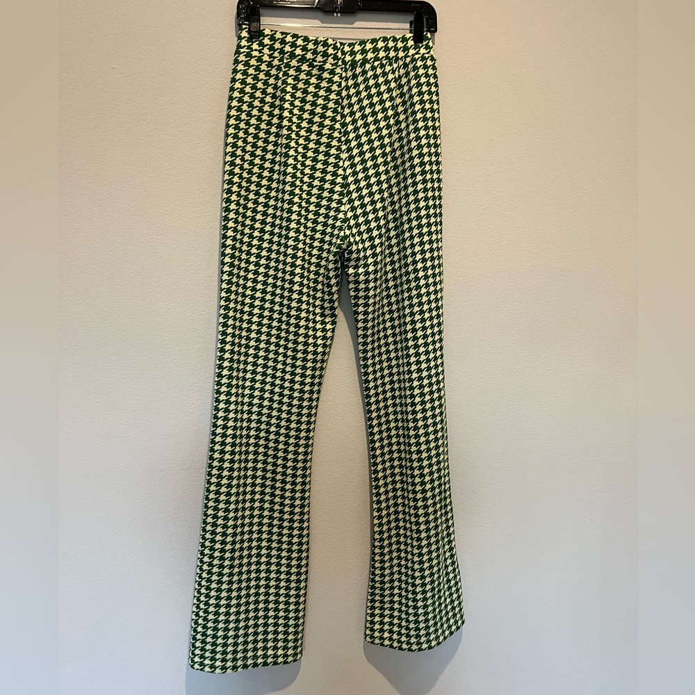 Green Patterned Pants